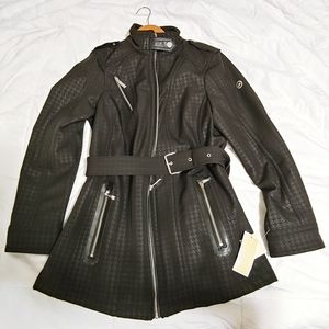 NWT Michael Kors Rider shell Jacket Black S